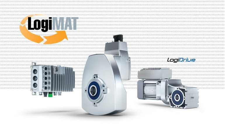 LogiMat trade fair featuring the NORD LogiDrive