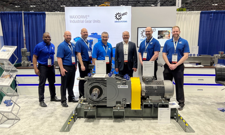 NORD associate group photo at the GEAPS 2022 trade fair