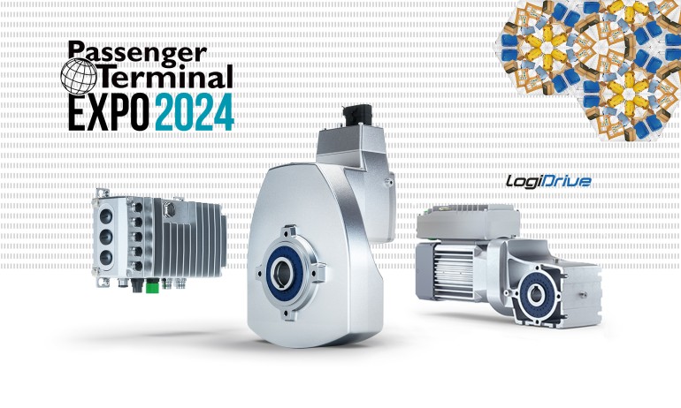 NORD LogiDrive, NORDAC ON, and IE4 gear unit for the Passenger Terminal Expo 2024